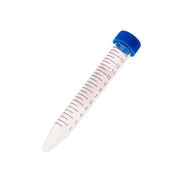 Celltreat CELLTREAT 15mL Centrifuge Tube, Blue Cap - Bag, Sterile 230411B - main